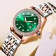 thumbnail image 2 of Reloj Acero Inoxidable Brillantes Esfera Fechador Cx Color de la correa Oro Rosado Plata, 2 of 5