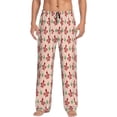 thumbnail image 2 of Goofa Snake Printed Soft Pajama Pants for Men, Wide Leg Comfy Casual Lounge Yoga Pants-, 2 of 9