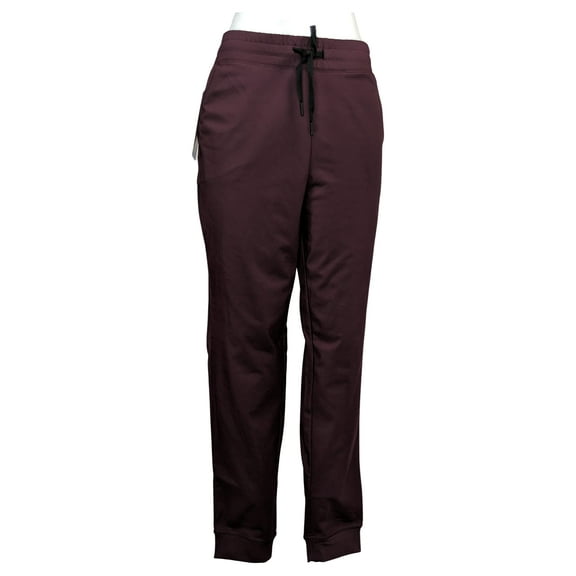 32 Degrees Women's Tech Fleece Jogger Sweatpants, Boysenberry Large