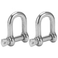 thumbnail image 2 of 2 grilletes de anclaje con pasador de tornillo M16 Sailing Grillete resistente de Acero inoxidable 304 en forma de D, 2 of 10