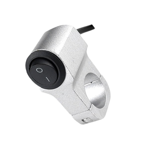 Motorbike Accessory Fog Light On/Off Switches Aluminum 7/8in Motorcycle Handlebar Headlight Control Switches