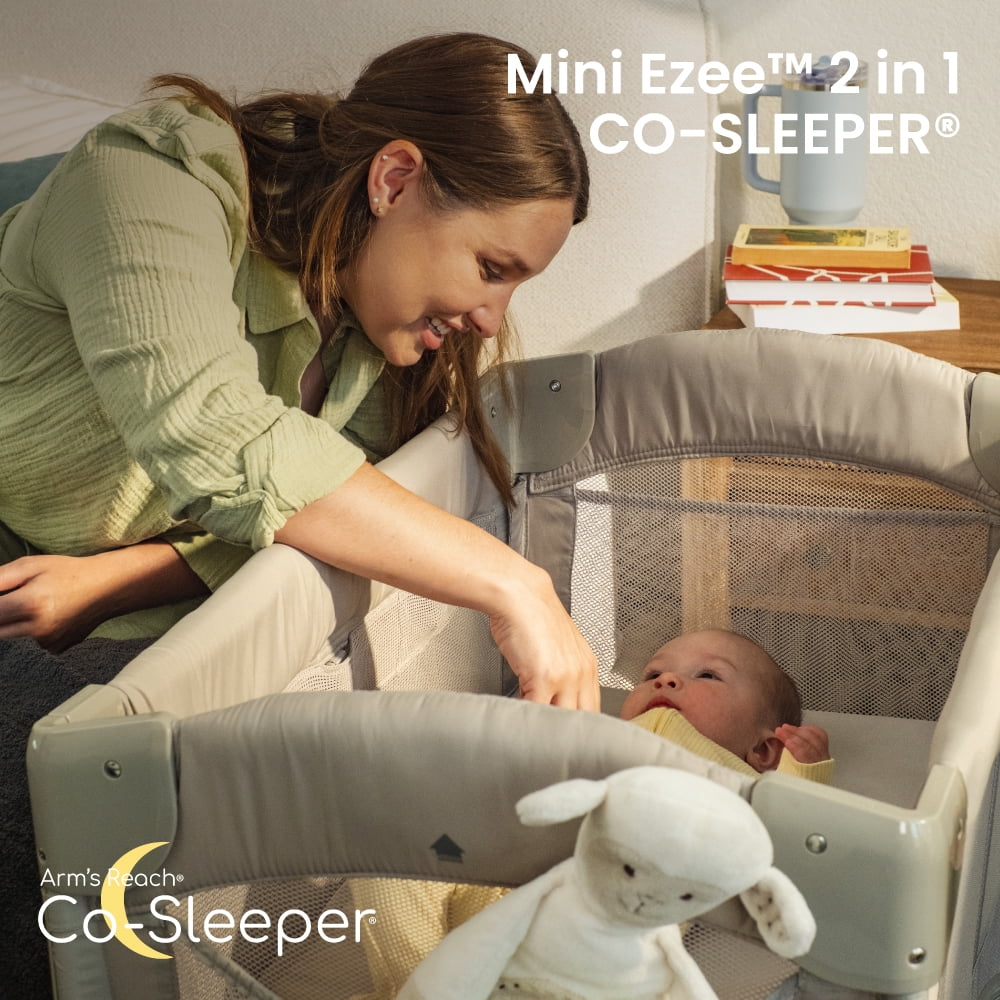 Arm's Reach Mini 2-in-1 Co-Sleeper Bassinet, White