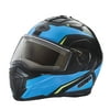 Polaris Modular 2.0 Snowmobile Helmet Electric Shield DOT Approved Blue Lime - X-Large 286055809