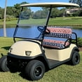 thumbnail image 2 of FUIALDOLG USA Flag Golf Print Universal Golf Cart Seat Covers Club Car Precedent Golfcart Breathable Material Fit Like a Glove for Women Men, Easy to Install, 2 of 8
