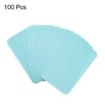 thumbnail image 3 of Unique Bargains 3.5' x 2' Blank Paper Business Cards Small Index Flash Cards Message Note Card, Blue 100 Pack, 3 of 5