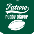 thumbnail image 4 of Inktastic Future Rugby Player Boys Baby Bib, 4 of 4