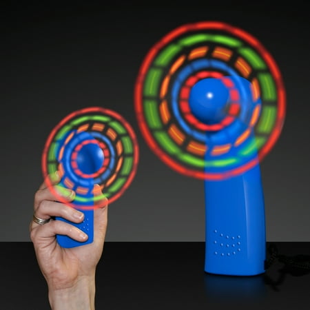 

FlashingBlinkyLights Light Up LED Mini Handheld Fan