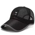 thumbnail image 3 of Gorra de béisbol de malla para hombre, Gorras transpirables de verano, sombrero para papá, sombreros de pesca al aire libre, Gorras de hueso, gorra de camionero Snapback 2024, 3 of 5