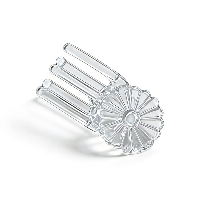 Clips transparentes para orquídeas, soporte para plantas de jardín con forma de flor, de plástico transparente, para sujetar tallos, enredaderas y plantas trepadoras que crecen erguidas.