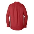 thumbnail image 4 of Port Authority Long Sleeve Carefree Poplin Shirt. W100, 4 of 4