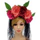 thumbnail image 4 of Día de los Muertos Diadema Dia de los Muertos Flor Mexicana Corona Accesorios de Halloween MFZFUKR CPB-DE-LYY973-4, 4 of 5