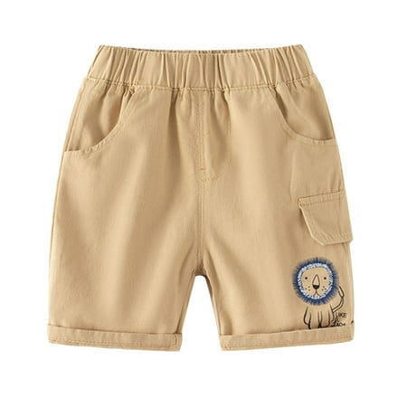 

adviicd Baby Clothes Girl Toddler Shorts Boys Toddler Baby Boys Girls Solid Color Summer Sport Jogger Active Shorts Pants Khaki 3-4 Years