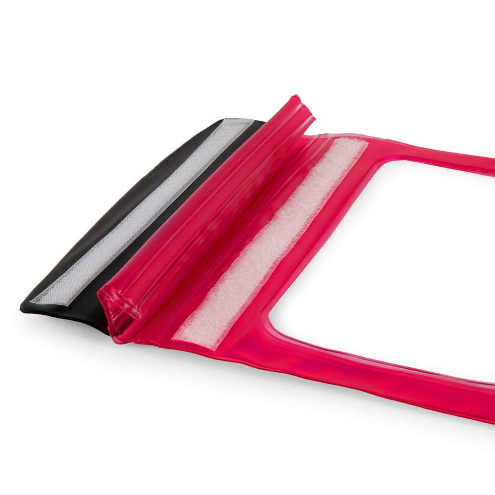 Waterproof Case Tablet Dry Pouch (Pink) w/ Neck Lanyard - Compatible w/ iPad Pro 12.9/11/9.7 Samsung Galaxy Tab S4/Book Microsoft Surface Go, Tablets up to 12.9” Great for Swim Pool Beach Bath Travel