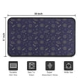 thumbnail image 5 of Dark Blue Star Moon Sun Planet Rocket Pattern Door Rugs,Washable Non Slip Door Mats Indoor,Decorative Door Mats,Entry Mat Indoor for Entrance,Bedroom,Kitchen,Bathroom,30"x17", 5 of 6