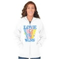 thumbnail image 4 of Retro Popeye Olives Love Wins Zip Hoodie Sweatshirt Women Brisco Brands M, 4 of 5