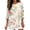 Beige, variant on Women Shirts Clearance Women Shirts Women's Retro Casual Art Flowers Print Shirt Round Neck Long Sleeve Loose Top