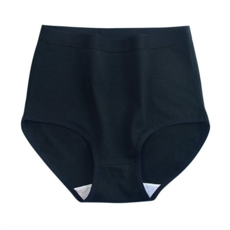 DQRPSEETB Women s High Waisted Cotton Underwear Stretch Briefs Soft Full Coverage Panties Plus Size Underwear for Pregnant Woman