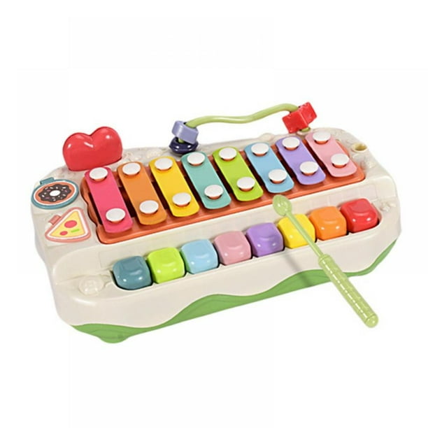 2 in 1 Musical Instruments Toys,Electronic Piano Keyboard Xylophone Set for Kids Toddler