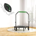 thumbnail image 3 of Soozier Trampoline de Rebond 40 Pouces pour Adulte avec Poignée Ajustable, Vert, 3 of 10