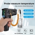 thumbnail image 2 of Digital Infrared Thermometer Outdoor Pyrometer Adjust Heat Meter Double Laser High Temperature Meter Food Kitchen Thermometers, 2 of 5