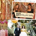 thumbnail image 3 of Aspire Long Foil Fringe Photo Backdrops Doorway Window Tinsel Party Curtain 3 ft x 8 ft-Silver-Pack of 1, 3 of 7