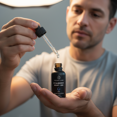thumbnail image 3 of Suero Facial para Hombre - Ácido Hialurónico 10% Puro - Hidratación Profunda y Antiedad - Líneas de Expresión - Con Colágeno y Vitamina E - Textura Ligera No Grasa - 30 ml (Hialuronico MEN), 3 of 10