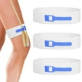 thumbnail image 1 of EcoNesxp Sangle de Fixation de Cathéter Réglable 3 Pcs Blanc et Bleu Sangle de Fixation de Sac d'Urine de Haute Qualité, 1 of 5
