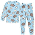 thumbnail image 2 of joogoo Baseball Gloves 2 Piece Long Sleeve Tee and Pants Cotton Pajama Set 4T, 2 of 7