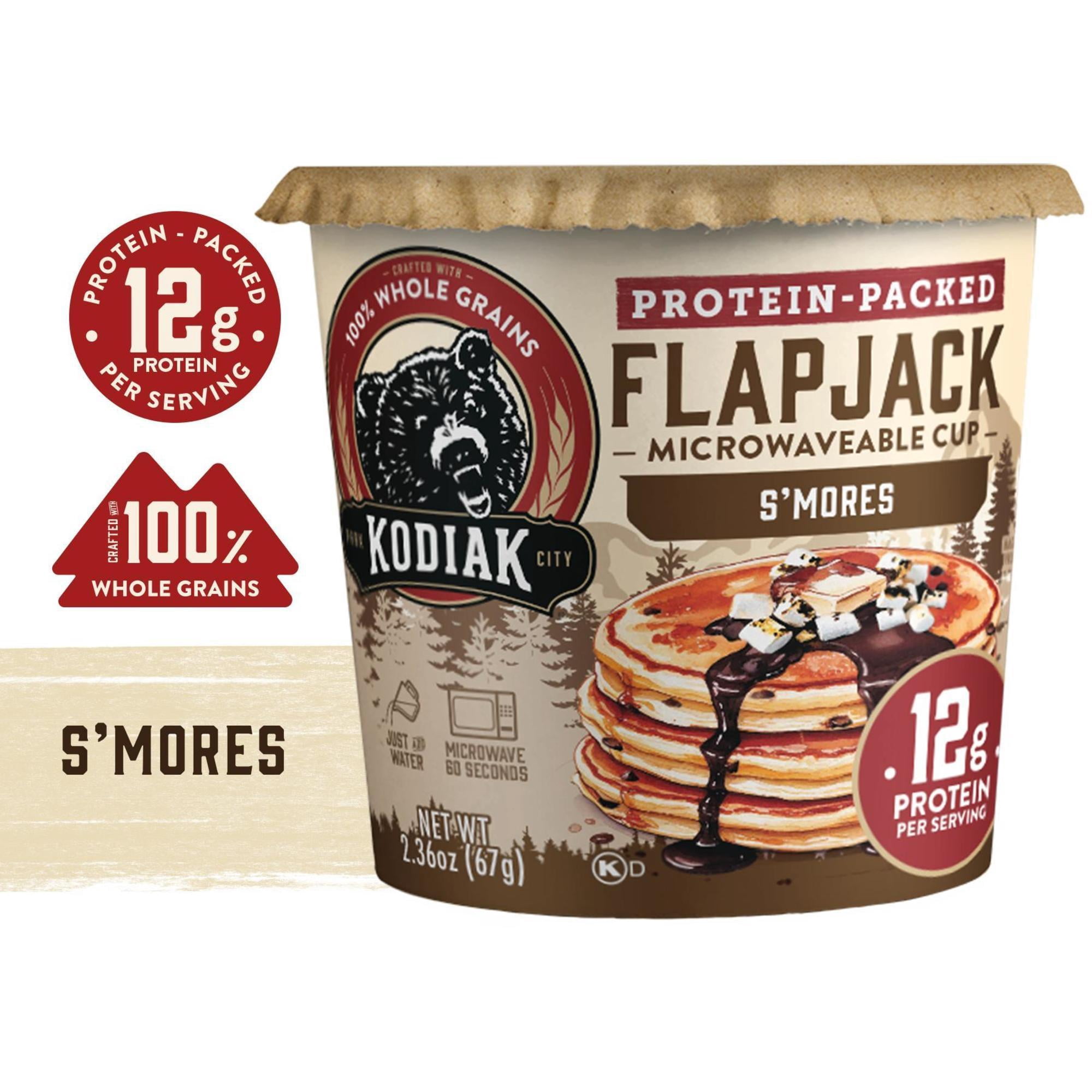 (2 pack) Kodiak Protein-Packed S'mores Pancake Cup, 2.36 oz