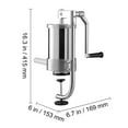 thumbnail image 5 of VEVOR Sausage Stuffer 2.5LBS/1.5L Capacity Homemade Sausage Maker Stainless Steel, 5 of 10