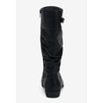 thumbnail image 2 of Comfortview Monica Wide Calf Leather Boot Mid Calf Women's Winter Shoes (Wide Widths Available), 2 of 6