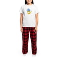 thumbnail image 4 of CafePress - Ukraine Pajamas - Women's Short Sleeve Print T-Shirt and Pants Light Cotton Pajama Set, 4 of 7