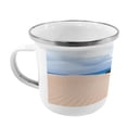 thumbnail image 2 of Shipwreck Steel Camping Mug, Boat Crash by Exotic Tropical Beach in Shore Dream Atlantic Ocean Photo, Printed Thermal Cup for Camping and Outdoor Activities, by Ambesonne, 2 of 2