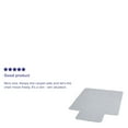 thumbnail image 5 of Flash Furniture Jackson 45'' x 53'' Carpet Chair Mat with Lip, 5 of 5