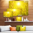 thumbnail image 3 of Yellow Grass Flower at Sunset - Landscape Canvas Art Print, 3 of 4