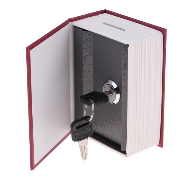 Tachiuwa 2pcs Hidden Dictionary Book Safe Security Stash with Key