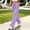 Purple, variant on KICILVS Straight Leg Pants Women High Waist Wide Sweatpants Drawstring Elastic Casual Trousers with Pockets Comfy Bottoms Green
