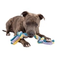thumbnail image 2 of One Paw, Knotted Rope Chew Toy for Dogs, Tug of War, Purple, 2 of 7