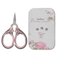 thumbnail image 2 of Stainless Steel Scissors, Portable Sewing Embroidery Thread Tailor Handicraft Scissors with Ergonomic Design, for Home Travel Paper Cloth Nail Cutting, 2 of 7
