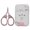 Antique Copper, variant on Vintage Stainless Steel Sewing Scissors 2.36 Inches / 6.0 cm Portable Thread Embroidery Tailor Handicraft Shears, Classic Silver