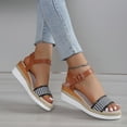 thumbnail image 1 of Vedolay Sandals Wedge Sandals for Women Dressy Summer Bohemian Platform Sandals,Beige 8, 1 of 4