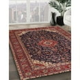 thumbnail image 3 of Ahgly Company Machine Washable Indoor Rectangle Traditional Orange Salmon Pink Area Rugs, 8' x 12', 3 of 7