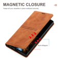 thumbnail image 4 of for Samsung Galaxy S25 Case Wallet, Premium PU Leather Case Samsung Galaxy S25 Cell Phone Cover, with Magnetic Closure Kickstand Card Holder, TPU Bumper Flip Wallet Case, Brown, 4 of 6