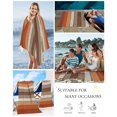 thumbnail image 5 of Burnt Orange Brown Beach Towels Oversized Super Absorbent, Farmhouse Vintage Wooden Lightweight Bath Towel Quick Dry Sets For Bathroom/Pool/Rv Camping/Beach Play/Gym Room/Picnic 30"x60", 5 of 8