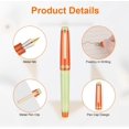 thumbnail image 3 of shiyou-Fountain Pen, Transparent Mixed Fountain Pen, Refillable Ink Writing Pen 0.38mm Extra Fine Nib, Consistent Ink Flow Luxury Pen for Nice Pens Enthusiasts Smooth Writing, School, Office, 3 of 4