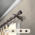thumbnail image 3 of 5/8" Dia Bay Window curtain rod, Adjustable 20"-36", 38"-72" - Cocoa,(DP063-Bay-7), 3 of 3