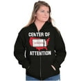 thumbnail image 3 of Kansas Center of Attention Heartland Unisex Fleece Graphic Zip Up Hoodie Brisco Brands 4X, 3 of 5