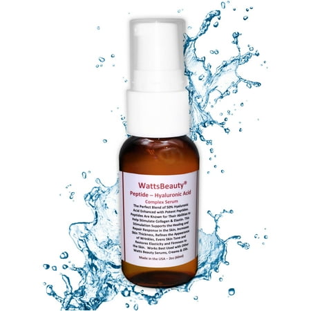 Physicians Complex Peptide - Watts Beauty Peptide-Hyaluronic Acid Complex Serum, 2 oz