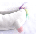 thumbnail image 3 of Pantuflas de felpa de unicornio - Pantuflas de animales novedosas con plantilla acolchada Rojo Verde, 3 of 3