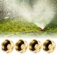 thumbnail image 2 of Spencer 4 Pack Garden Hose End Caps with 12 Washers, Brass Cap, 3/4" Female End Cap, 2 of 10